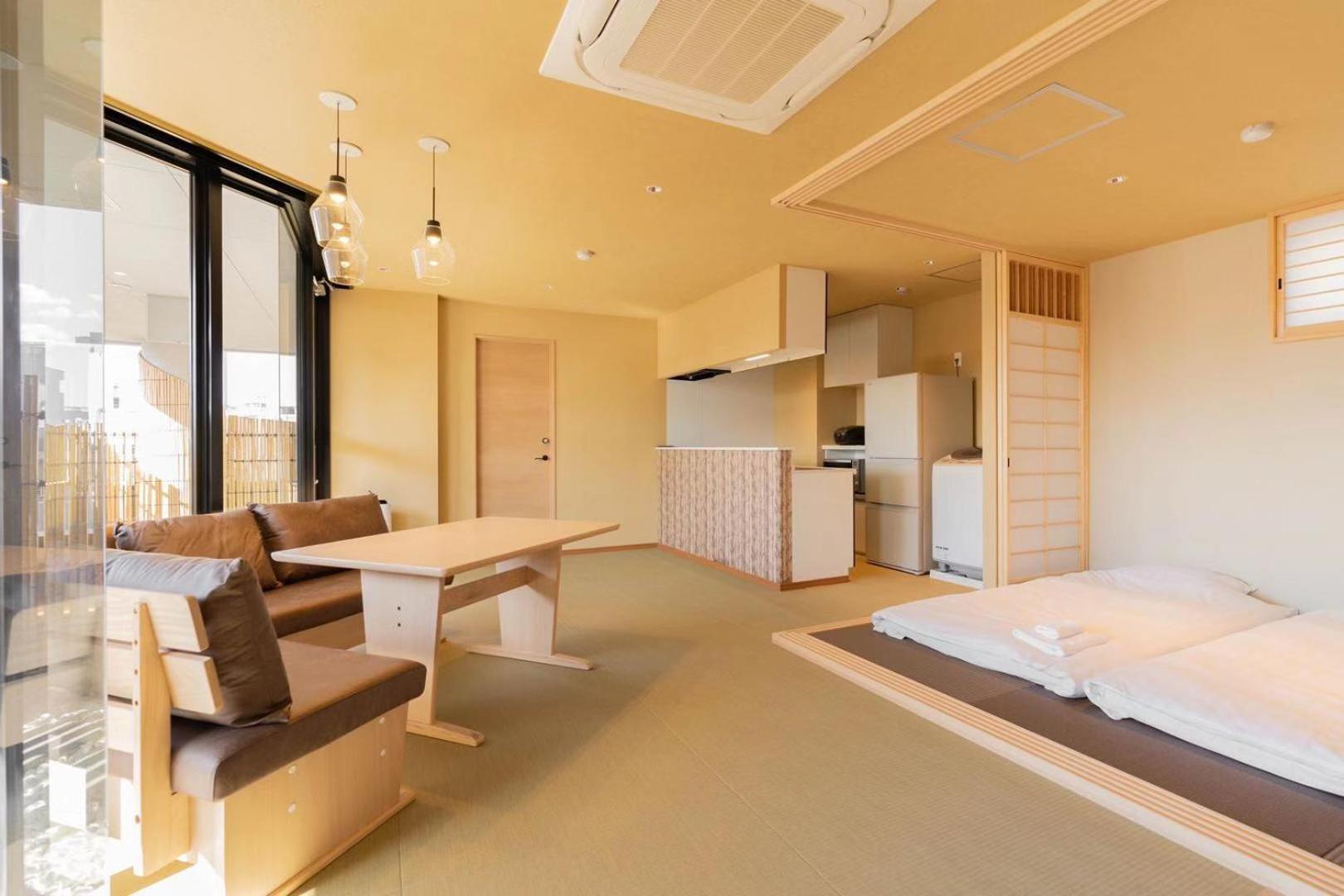 東瀛stays 6階 ゆったり庭付きワンフロア部屋 Osaka Bagian luar foto